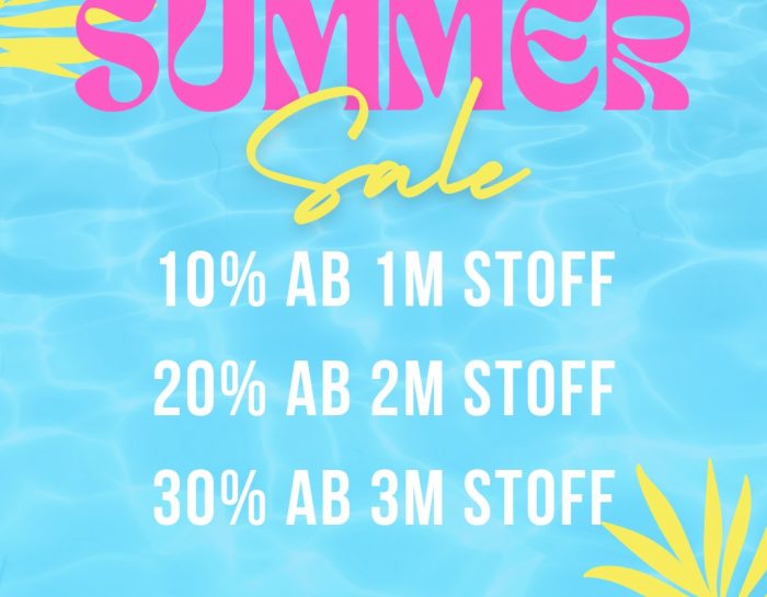 Summer Sale bis Ende Juli 2024